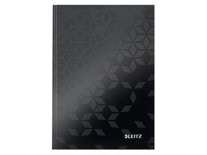 Záznamová kniha Leitz WOW A5 80 listov linajková čierna