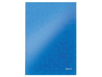 Záznamová kniha Leitz WOW A4 80 listov linajková modrá