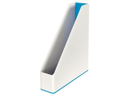 Stojan na časopisy Leitz WOW biely/metalický modrý