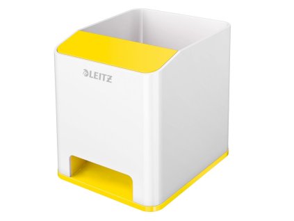 Stojan na perá hudobný Leitz WOW žltý
