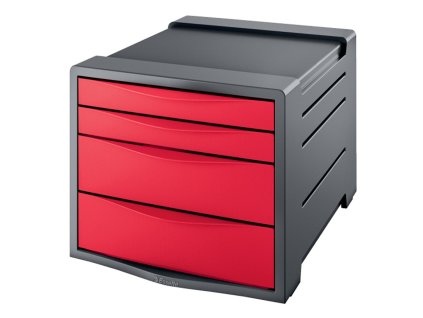 Zásuvkový box Esselte VIVIDA červený