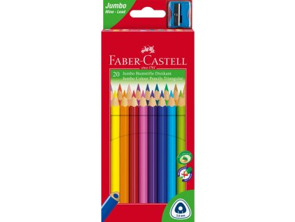 Farbičky Faber Castell Junior grip, 20 ks