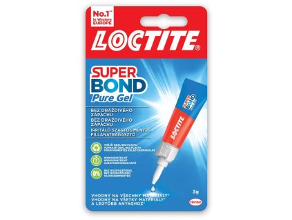 Sekundové lepidlo Loctite Super Bond Pure Gel 3g