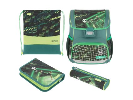 Školská taška Herlitz Loop+ Futbalista, sada