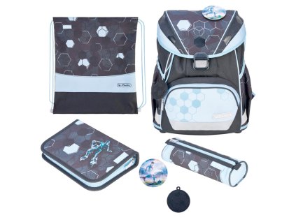Školská taška Herlitz UltraLight+XL Futbal, sada