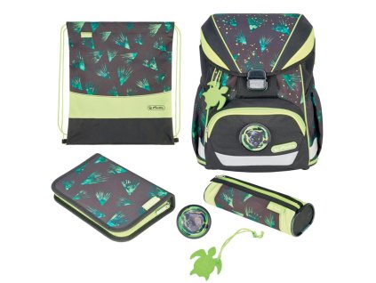Školská taška Herlitz UltraLight+XL Ďungľa, sada
