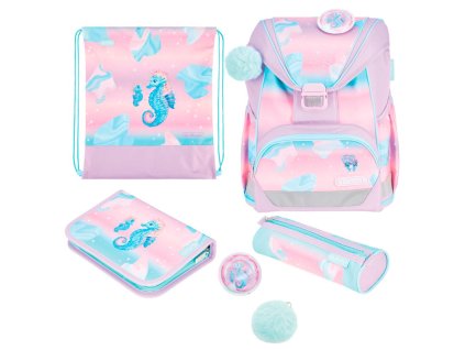 Školská taška Herlitz UltraLight+Morský koník, sada