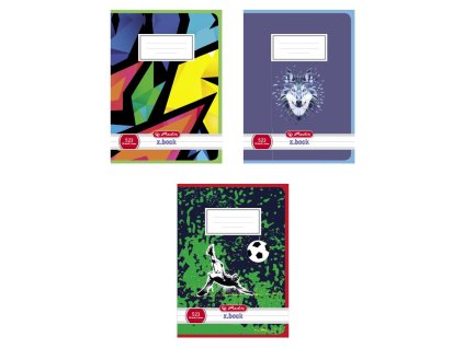 Zošit Herlitz 523, A5, linajkový, 70g/m2, mix chlapčenských motívov