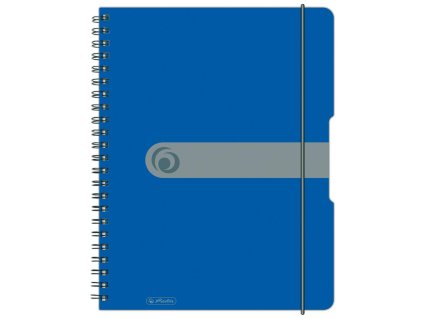 Blok poznámkový štvorčekový Herlitz Easy Orga A4 80 listov modrý