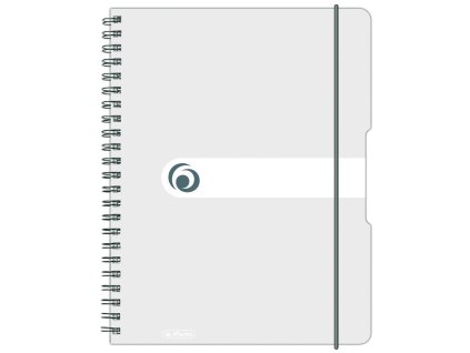 Blok poznámkový štvorčekový Herlitz Easy Orga A4 80 listov transparentný biely