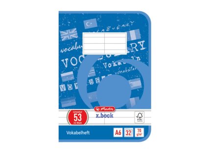 Zošit Herlitz, A6, 32 listov, linajkový slovníček