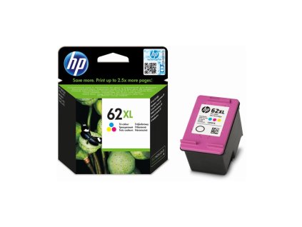 Atramentová náplň HP C2P07AE HP 62XL Envy 5540/5640/5740 color XL (415 str.)