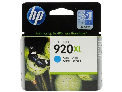 Atramentová náplň HP CD972AE HP 920XL cyan XL (700 str.)