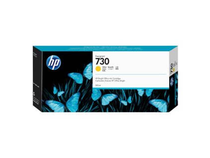 Atramentová náplň HP P2V70A HP 730 yellow