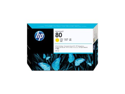 Atramentová náplň HP C4848A HP 80 yellow (350 ml)