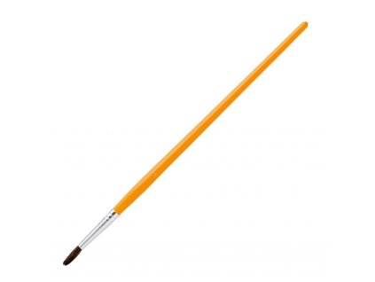 Štetec guľatý č. 6 so žltou rúčkou 12ks