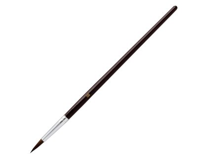 Štetec guľatý č. 8 s hnedou rúčkou 12ks