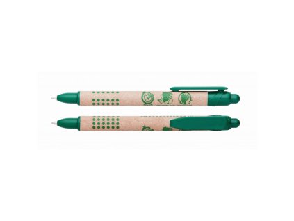 Guľôčkové pero ICO green klikacie
