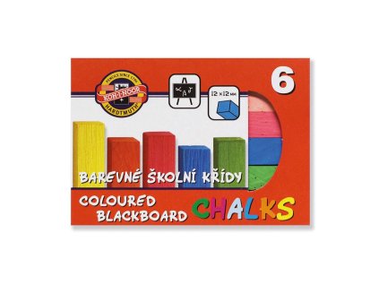 Krieda školská, 6 farieb