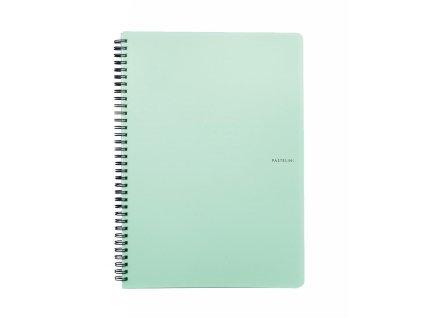Poznámkový blok A4 Karton PP Pastelini zelený