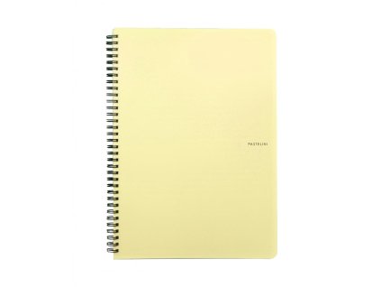 Poznámkový blok A4 Karton PP Pastelini žltý