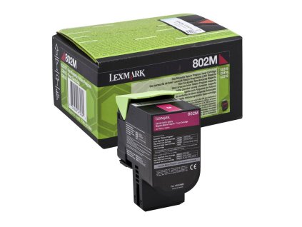 Toner Lexmark 802M magenta (1.000 str.)