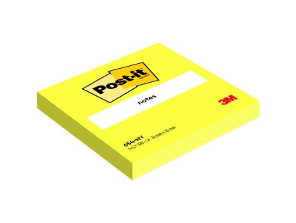 Samolepiaci bloček Post-it 76x76 žltý 6x 100 lístkov