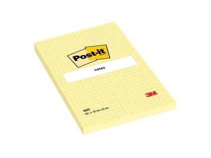Samolepiaci bloček Post-it 102x152 žltý štvorčekový