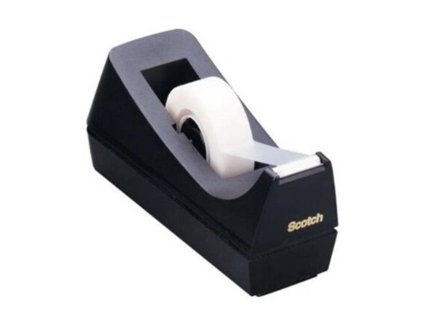 Dispenzor s páskou Scotch Magic C-ST, 19mm x 33m, čierna/strieborná