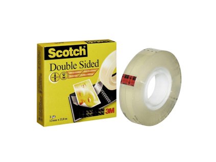 Lepiaca páska obojstranná Scotch 665, 12 mm x 22,8 m, v krabičke