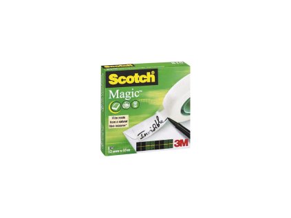 Lepiaca páska Scotch Magic neviditeľná popisovateľná 12 mm x 33 m v krabičke