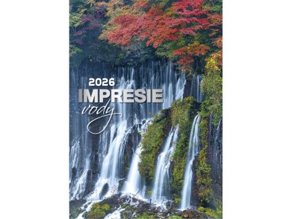Nástenný kalendár 34 x 48,5 cm Impresie vody 2026