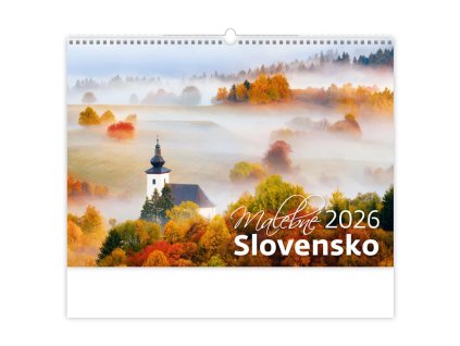 Nástenný kalendár Malebné Slovensko 45 x 31,5 cm 2026