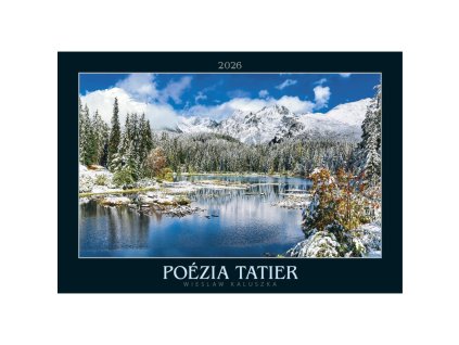 Nástenný kalendár 48,5 x 34 cm Poézia Tatier 2026