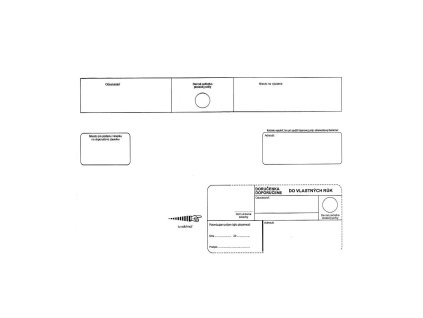 Poštové obálky C4 s páskou, do VR bez OD biele, 250 ks