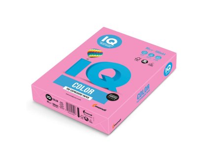 Farebný papier IQ color neónovo ružový NEOPI, A4, 80g
