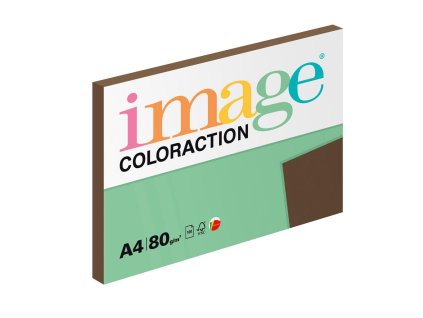 Farebný papier Image Coloraction, A4, 80g, hnedý, 100 hárkov
