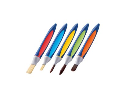 Sada štetcov Pelikan Griffix s gumičkou mix veľkostí 5ks