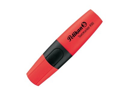 Zvýrazňovač Pelikan 490 červený