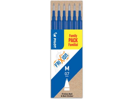 Náhradná náplň do gumovacieho rollera PILOT Frixion 0,7 mm modrá, 6 ks