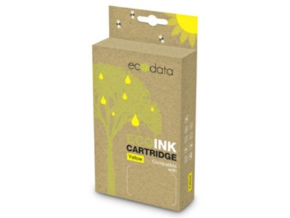 Alternatívny atrament Ecodata pre HP C9373A No.72, Yellow, 130 ml