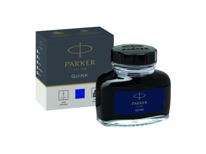 Atrament Parker QUINK do plniacich pier modrý 57 mℓ