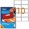 Etikety inkjet 99,1x57mm Agipa A4 100 hárkov