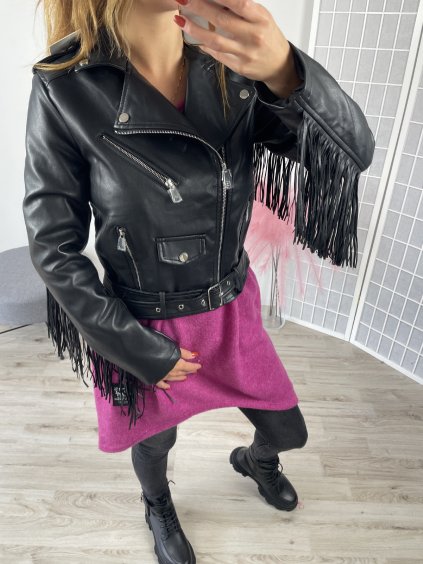 Koženková bunda CILLA