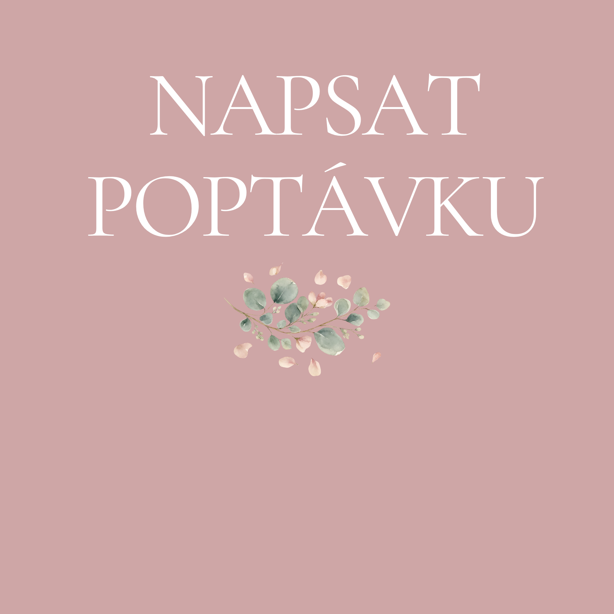 Chystáte svatbu, rádi byste se zúčastnili kurzu nebo potřebujete citlivou výzdobu pro rozloučení? Tyto chvíle si zaslouží osobní přístup. Napište mi a v klidu vše společně probereme.