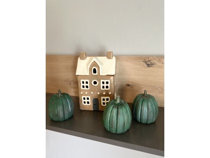 Betonová dýně - zelená