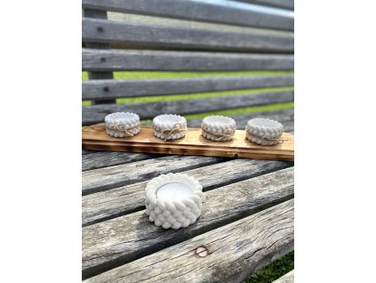 Betonový svícen - 2 barvy