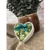 Zdobené betonové srdce - více variant