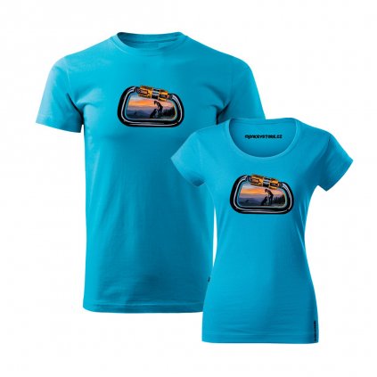 Párová trička Karabina s vlastní fotkou (Barva produktu Šedá, Velikost ON XXL, Velikost ONA XXL)