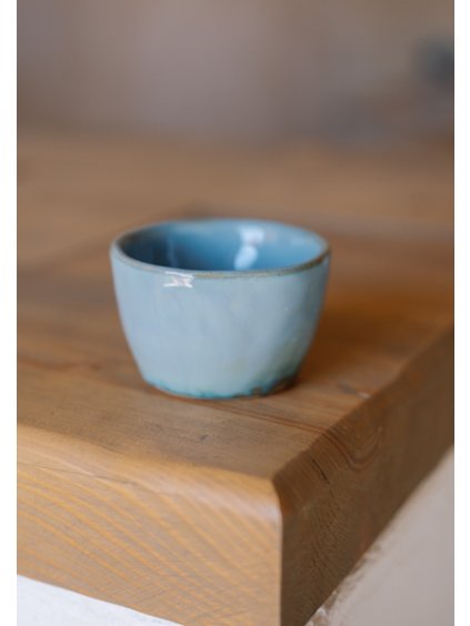 Keramický hrnek rustikální modrý 110 ml